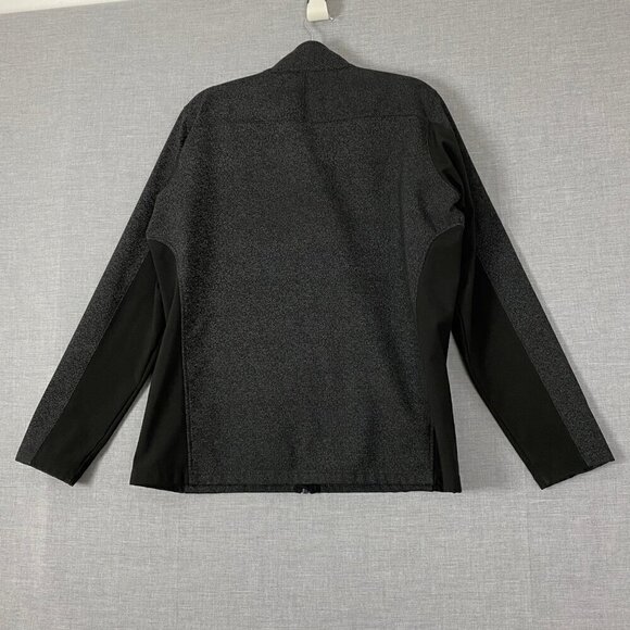 Landway Jacket Soft Shell Fleece Lining Zip Up Sz XL Cape Breton NS patch - Picture 2 of 11